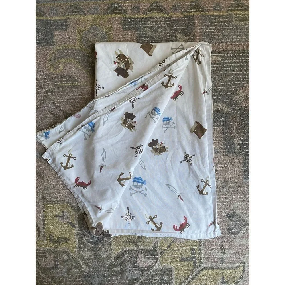 Circo Twin Pirate Themed Bed Flat Top Sheet